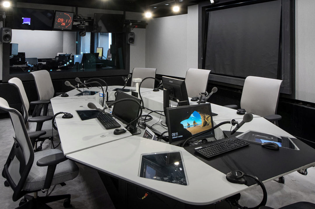 agencement studios radio france - maison de la radio 