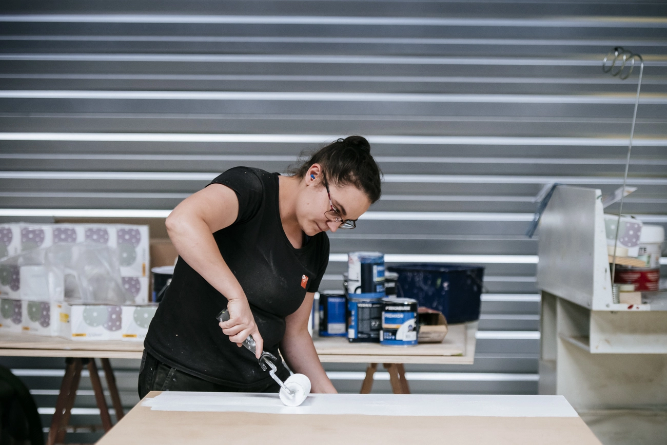 PARIS 2024 – ATELIER POITIERS GL EVENTS- peinture Mahdi Aridj
