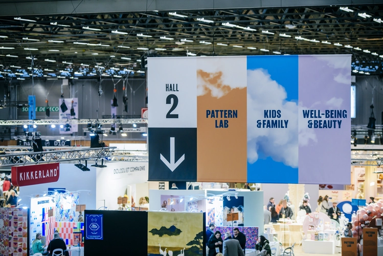 MAISON & OBJET – JANVIER 2025 – signalétique suspendue Mahdi ARIDJ