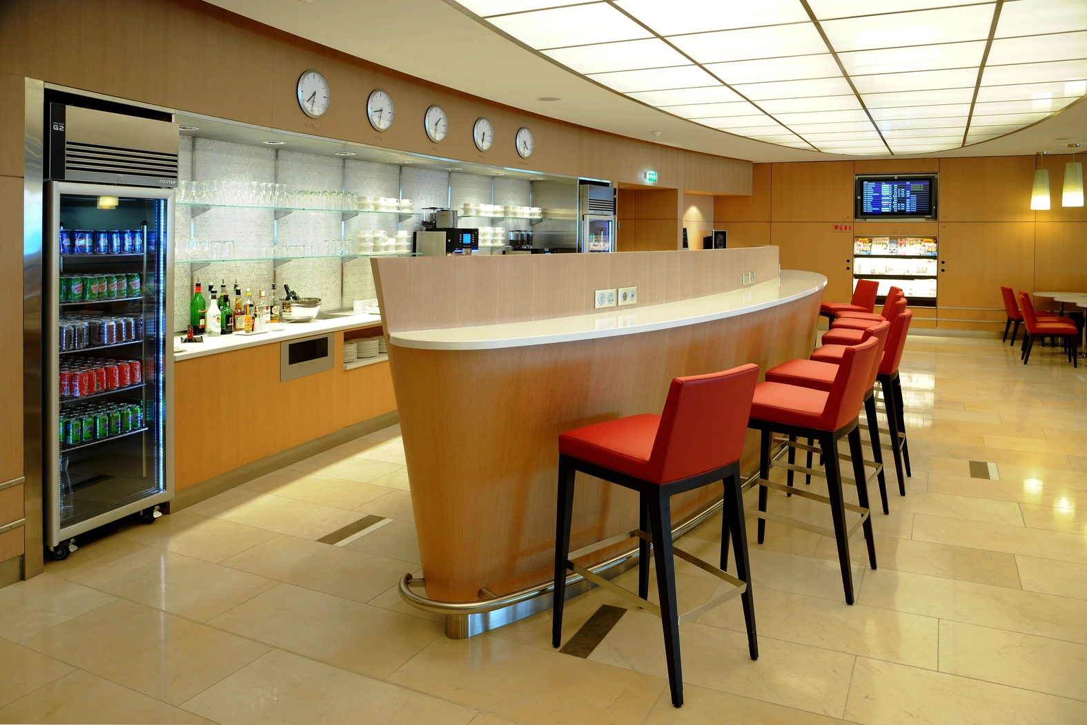 salons VIP Lounge American Airlines - Agencement Aéroport & Gare